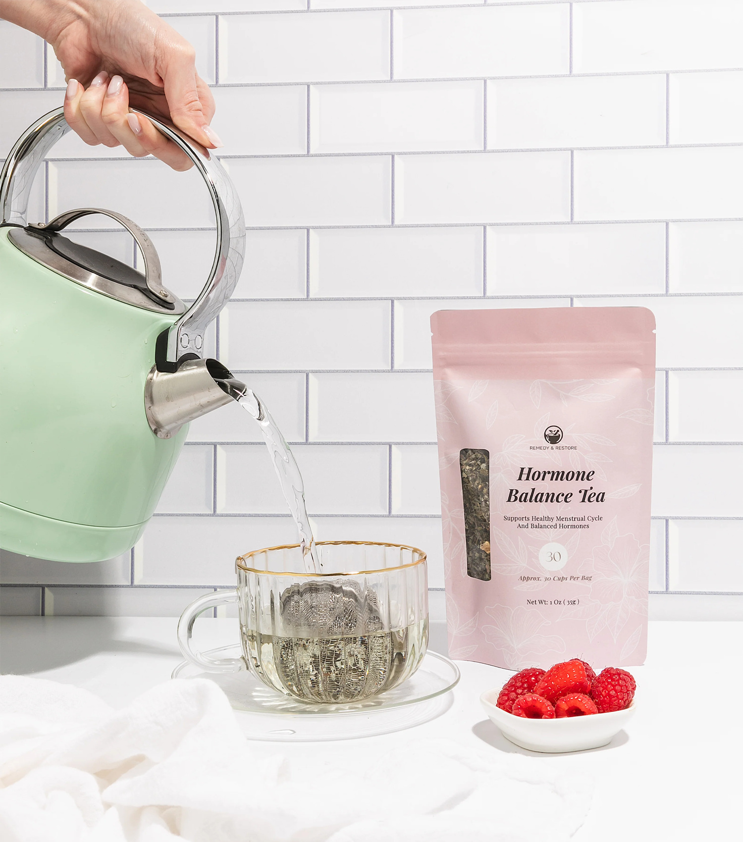 Natural Hormone Balance Tea Remedy & Restore Wellness